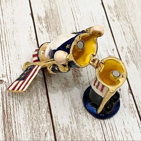 The Firecracker Uncle Sam Nutcracker Trinket - Picture 4 of 11